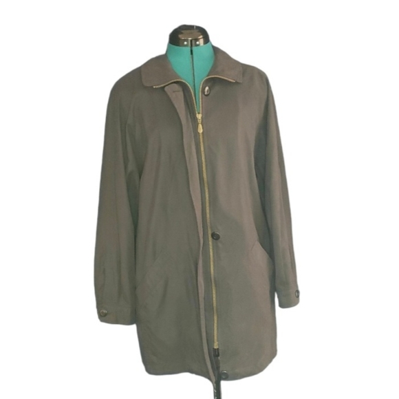 London Fog Zip and Button Coat - Picture 2 of 6